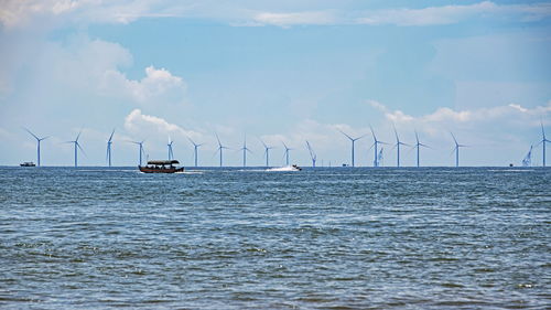 防城港海上风电 如画风景与绿色能源的交融